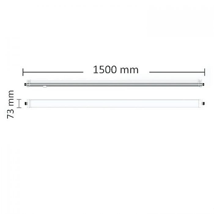 LED-Linearleuchte Profi 150